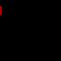 a black background with a red and white logo