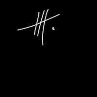 a black background with the letter h on it